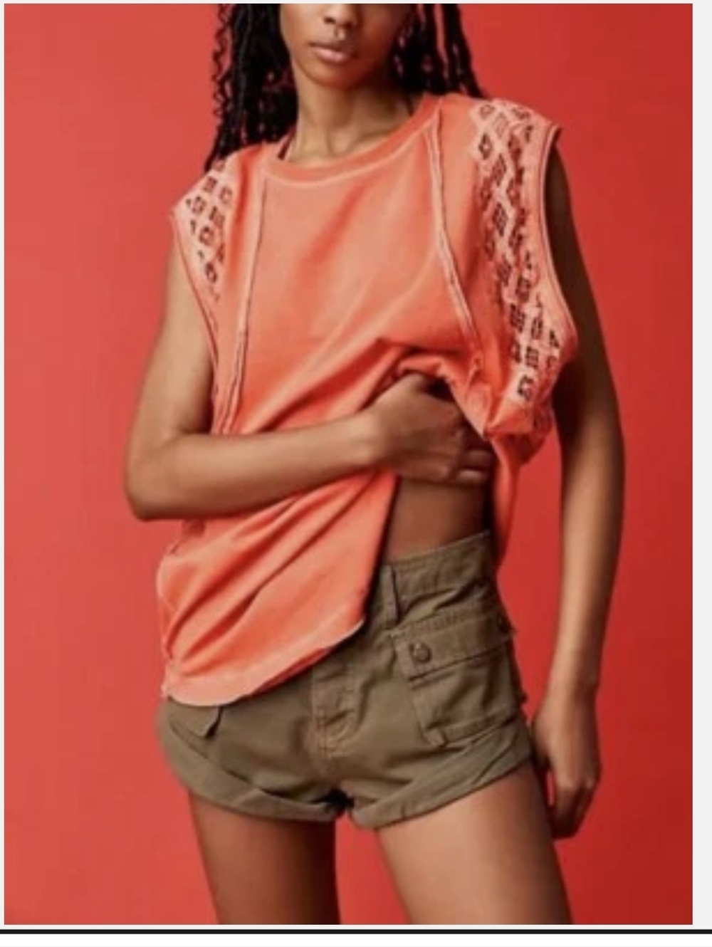 FREE PEOPLE TABLE FOR TWO TEE